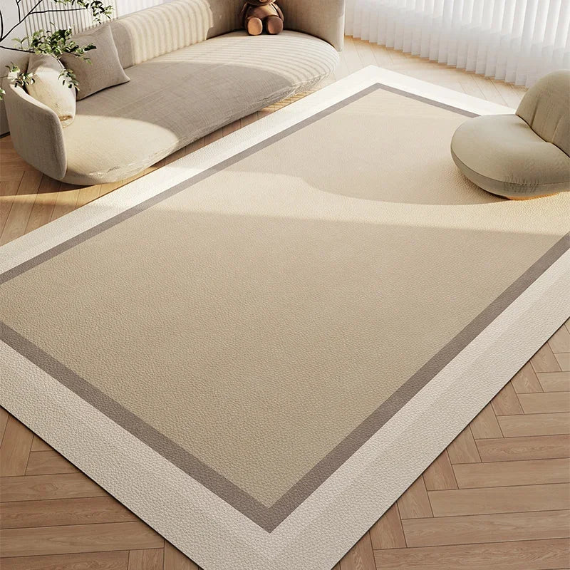 Wabi-Sabi Waterproof PVC Leather Anti-Slip Area Rug