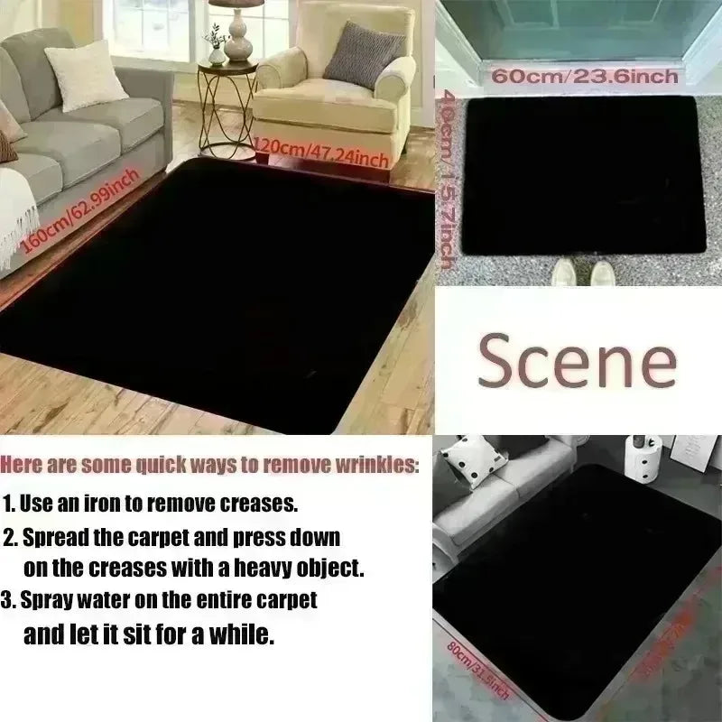 3D deep hole illusion gaming rug