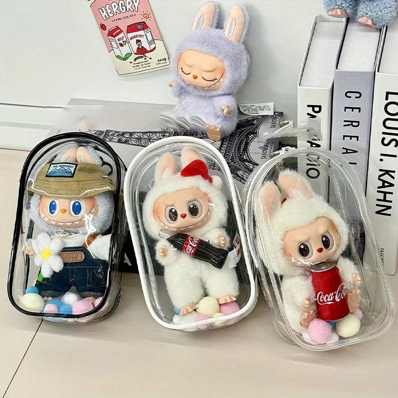 Labubu Clear PVC Carry Bag