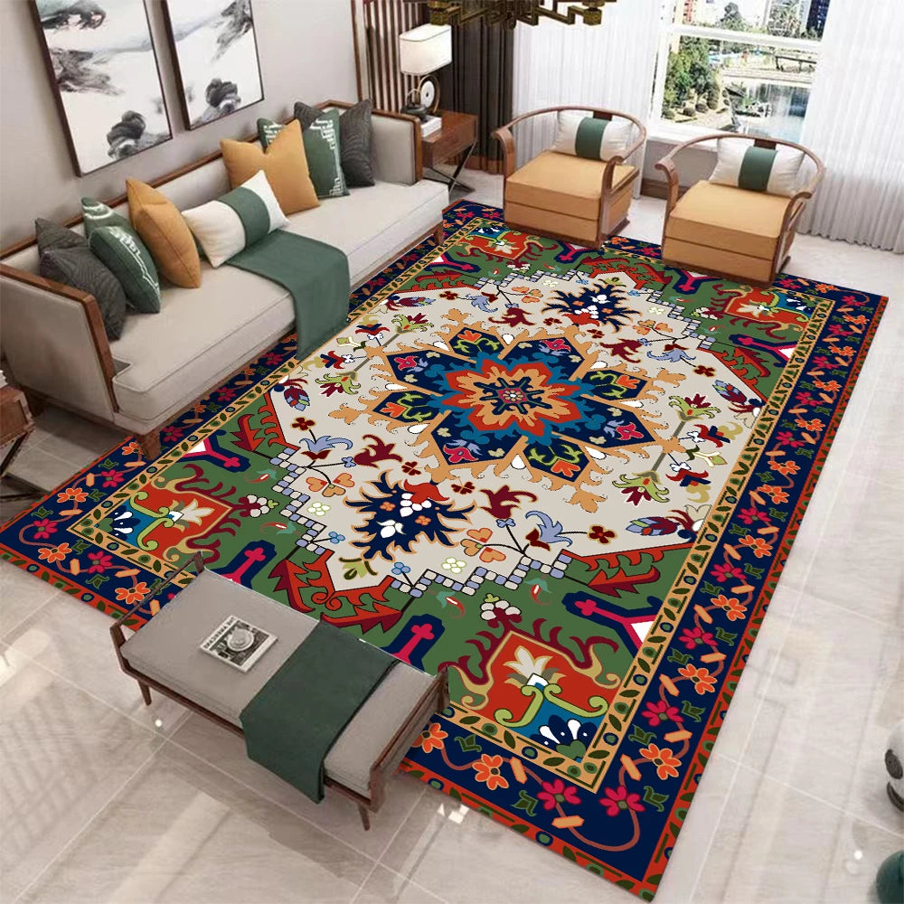 European retro luxury large living room rug
