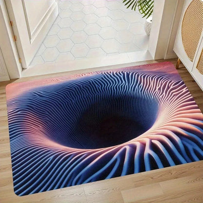 VIKAMA 3D Stone Cave Vortex Entrance Doormat