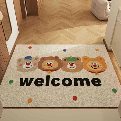 VIKAMA Cute Bear Non-Slip Carpet