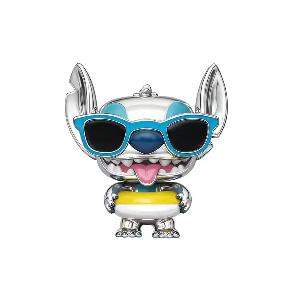 Disney 925 Silver Puppy Charm Bead For Bracelet Jewelry
