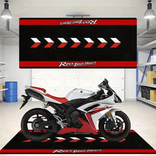 VIKAMA Motorcycle Display Non-Slip Area Rug