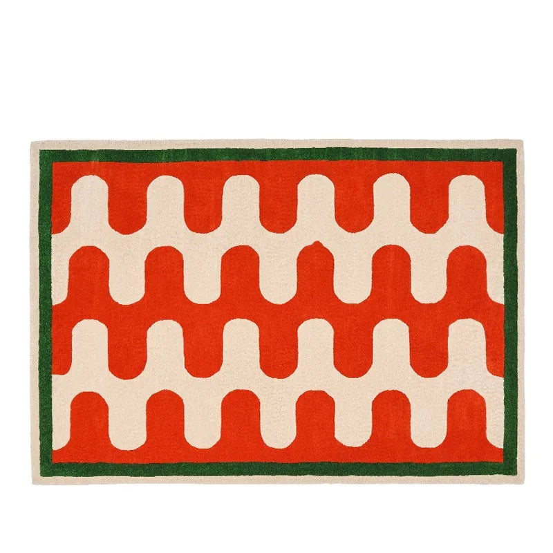 Nordic Vintage Irregular Washable Soft Area Rug