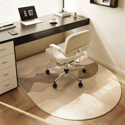 VIKAMA Computer Chair Non-Slip Floor Mat Bedroom Study Under Desk Chair Protection Carpet