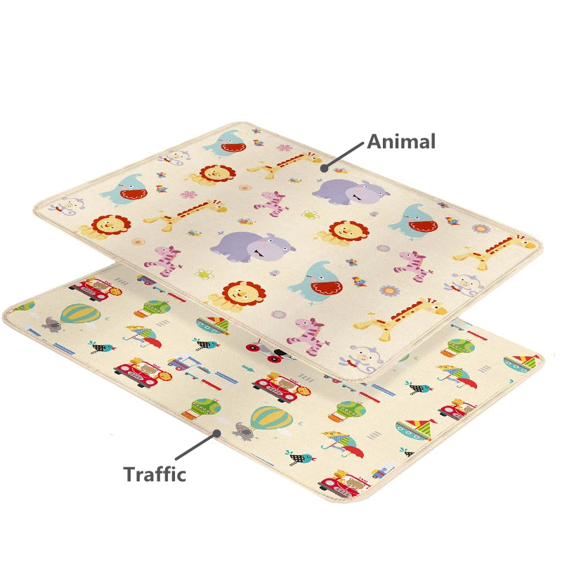 Foldable waterproof kids play mat