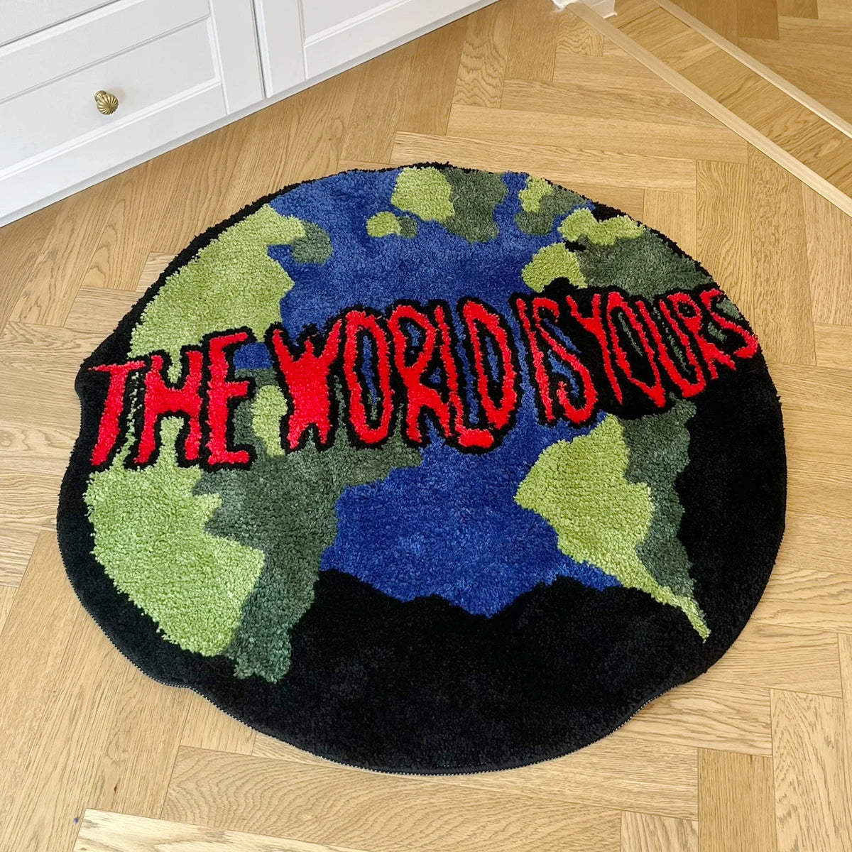 Earth Round Non-Slip Soft Bath Mat