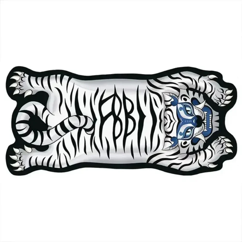 VIKAMA Tiger-Shaped Non-Slip Area Rug