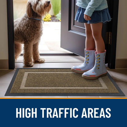 Olanly Waterproof Rubber Low Profile Doormat