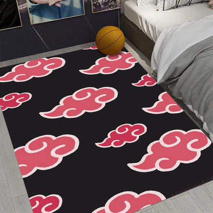 VIKAMA Anime Sharingan Non-Slip Area Rug
