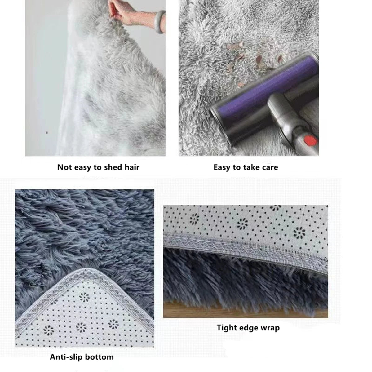 2pcs Bathroom Bath Mats Anti-Slip Water Absorbent Floor Door Mats Home Decor