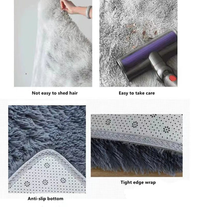 2pcs Bathroom Bath Mats Anti-Slip Water Absorbent Floor Door Mats Home Decor
