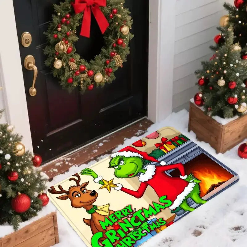 VIKAMA Christmas Welcome Anti-Slip Door Mat