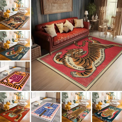 Bohemian Tiger Floral Rug