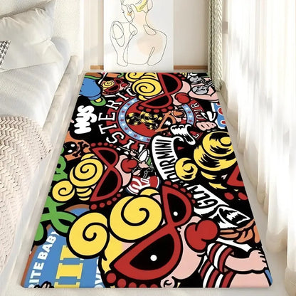 VIKAMA Washable Non-Slip Kids Room Rug