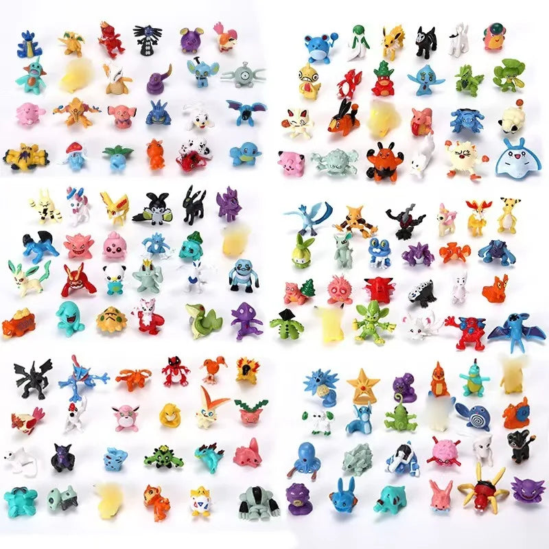 Pokemon Pikachu Mini Action Figure Set 24 144 Pieces