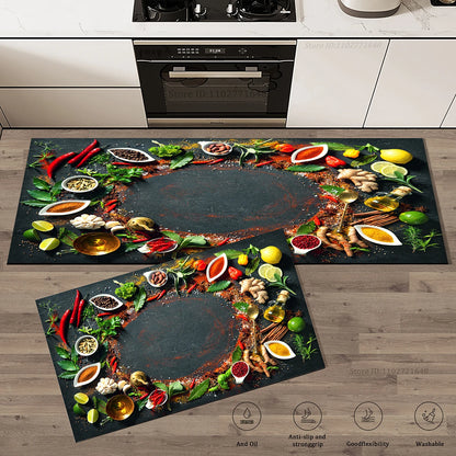 High Quality Kitchen Mat Absorbent Non-Slip Washable Long Rug Bathroom Living Room Entrance Doormat Anti-Fatigue Carpet Home Decor