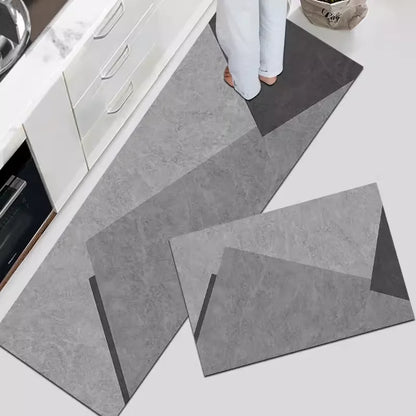 Kitchen Floor Mats Waterproof Non-slip Dirt-Resistant Foot Mats Household Mats Entry Door Doormat Carpet