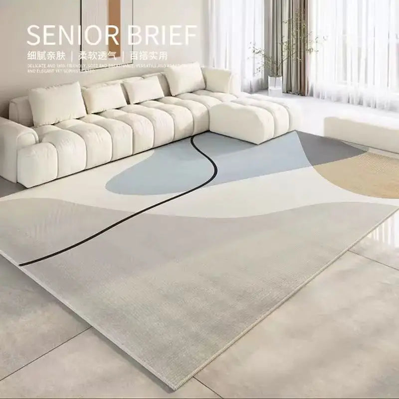 VIKAMA Modern Geometric Carpet Large Area Living Room Bedroom Sofa Floor Mat