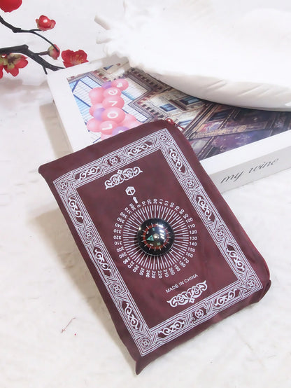 Portable waterproof prayer rug set with bag