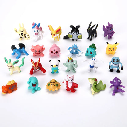 Pokemon Pikachu Mini Action Figure Set 24 144 Pieces