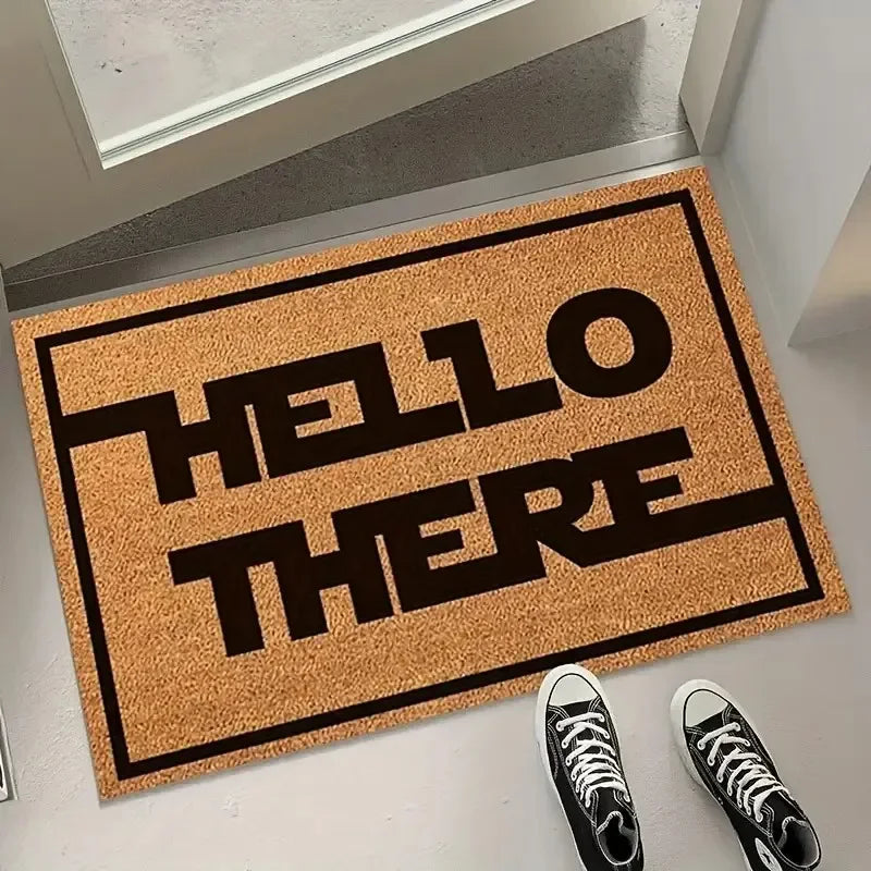 VIKAMA “Hello! Welcome” Stain-Resistant Entrance Doormat