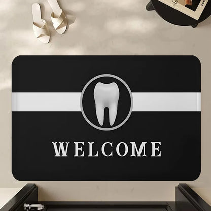 VIKAMA Dentist Teeth Welcome Doormat