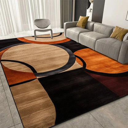 Large Geometric Living Room Carpet Sofa Area Rug Soft Non-Slip Bedroom Children Floor Mat