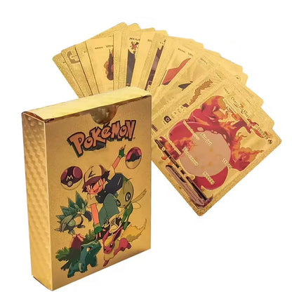 Pokemon VMAX GX Gold Foil Card Box 55 Cards