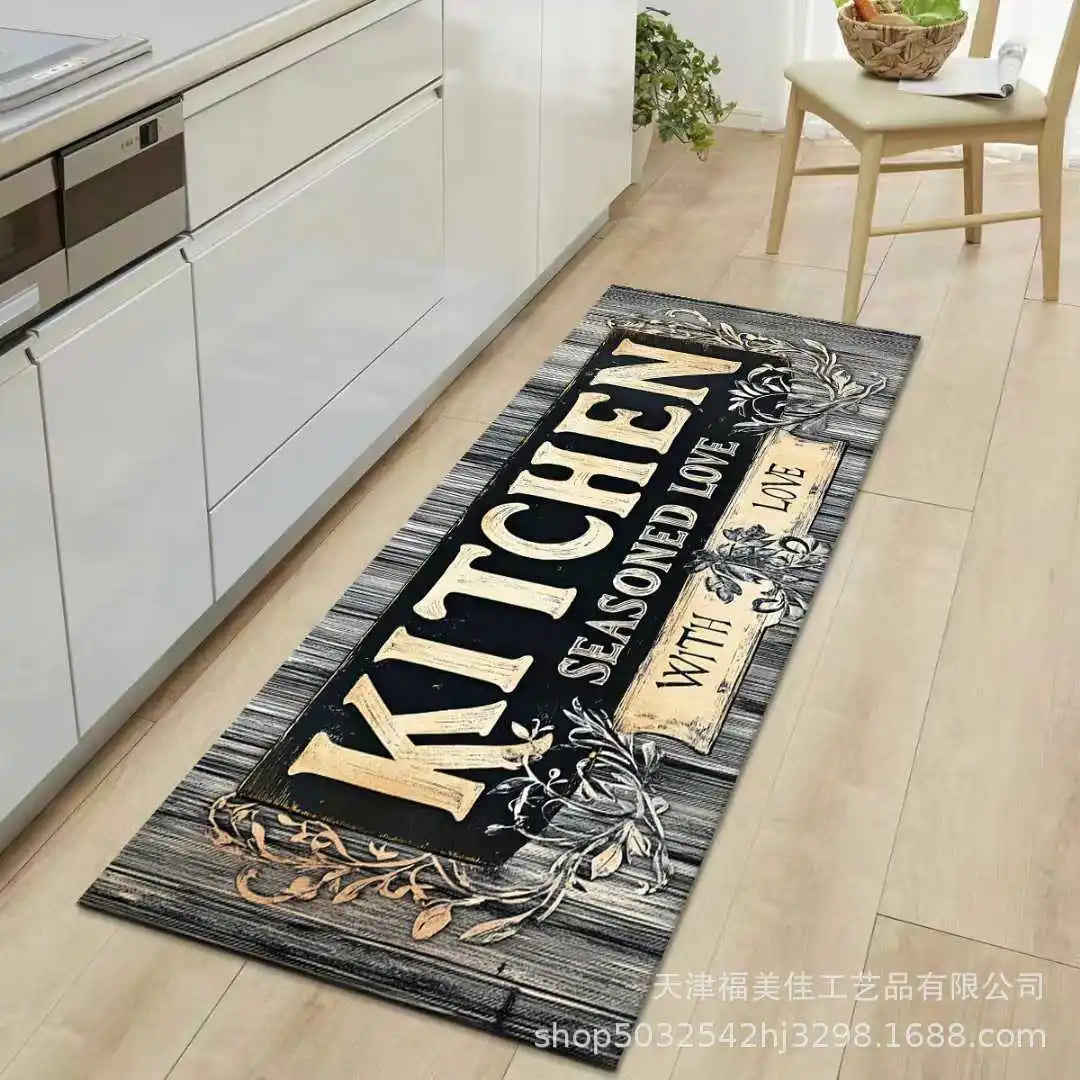 Long quick-dry non-slip kitchen mat