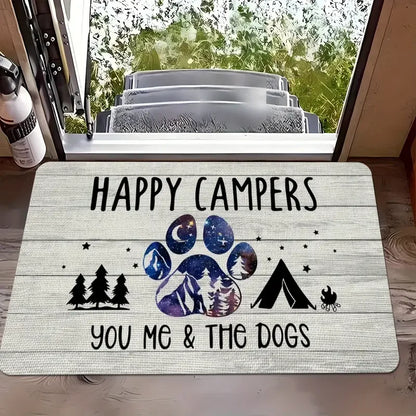 VIKAMA Camping Van Welcome Non-Slip Mat