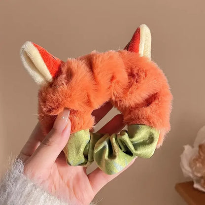 Kawaii Bunny Fox Hair Scrunchies