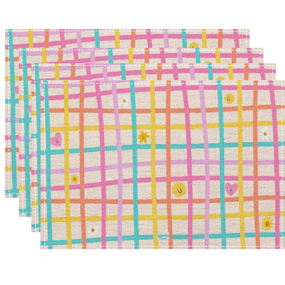 Checkerboard Heat Resistant Placemat