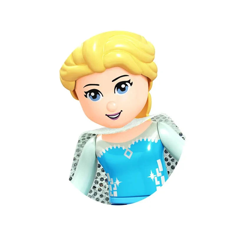 Disney Princess Character Building Blocks Toy Set