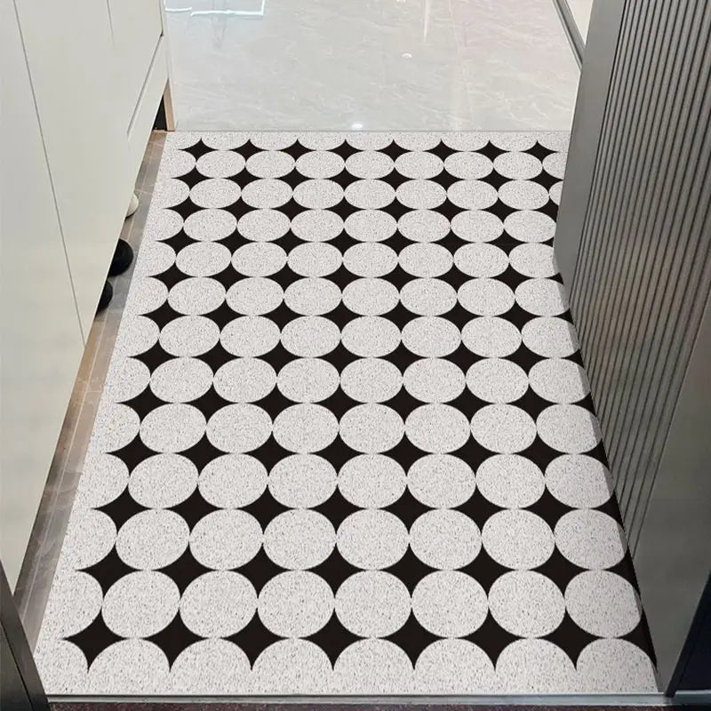 PVC washable anti-dirt cartoon door mat