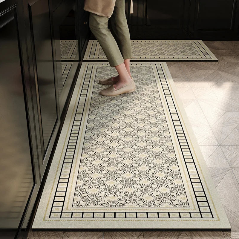 Modern Geometric Non-Slip Kitchen Area Rug