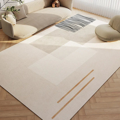 Wabi-Sabi Waterproof PVC Leather Anti-Slip Area Rug