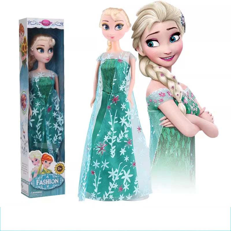 Disney Frozen 2 Anna Elsa 30cm Poseable Doll Set
