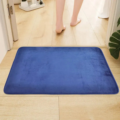 Elegant Memory Foam Bath Mat Soft Comfort Non-Slip Stain-Resistant Rug Bathroom Bedroom Kitchen Home Decor