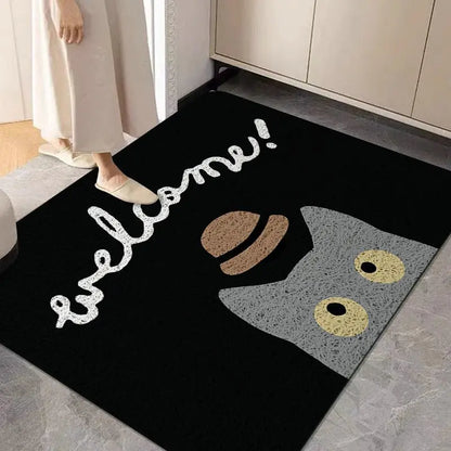 Wire Loop Entrance Door Mat Dust Removal Non-Slip Adjustable Floor Carpet