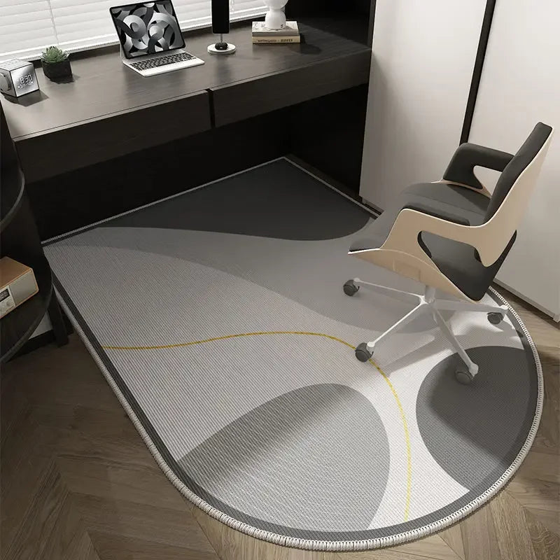 VIKAMA Computer Chair Floor Mat Non-Slip Office Swivel Chair Bedroom Carpet