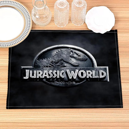 Jurassic Park Print Linen Kids Placemat Set