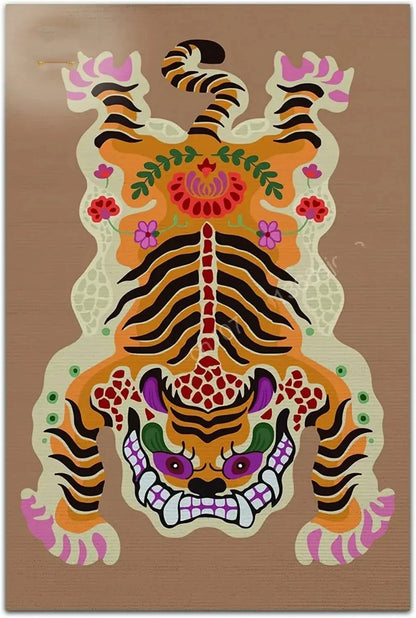 Bohemian Tiger Floral Rug