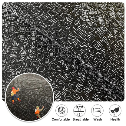 Super absorbent anti-slip bath mat