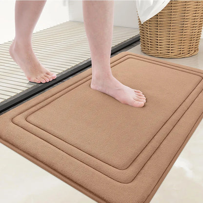 Olanly Memory Foam Soft Non-Slip Bath Mat