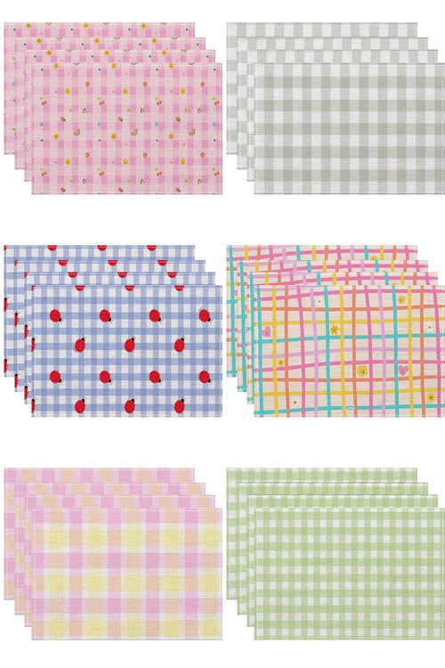 Checkerboard Heat Resistant Placemat