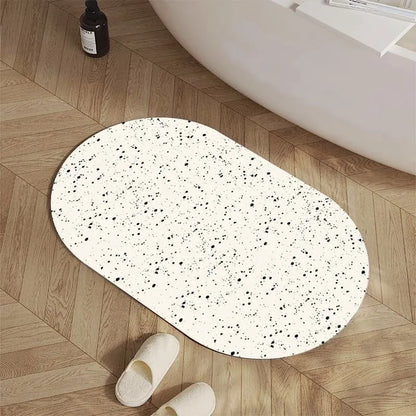 Quick-dry diatomaceous non-slip bath mat