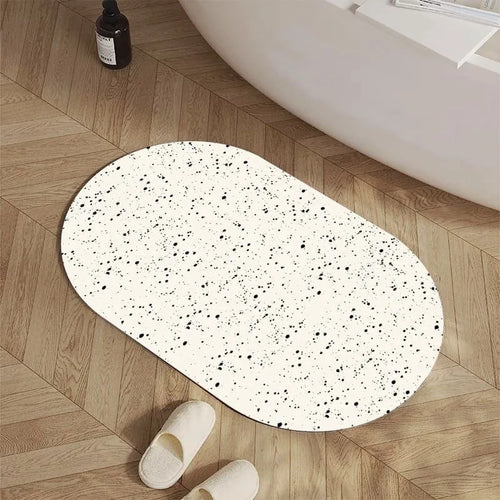 Quick-dry diatomaceous non-slip bath mat