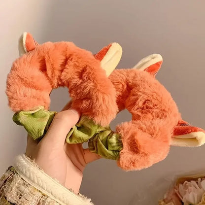 Kawaii Bunny Fox Hair Scrunchies